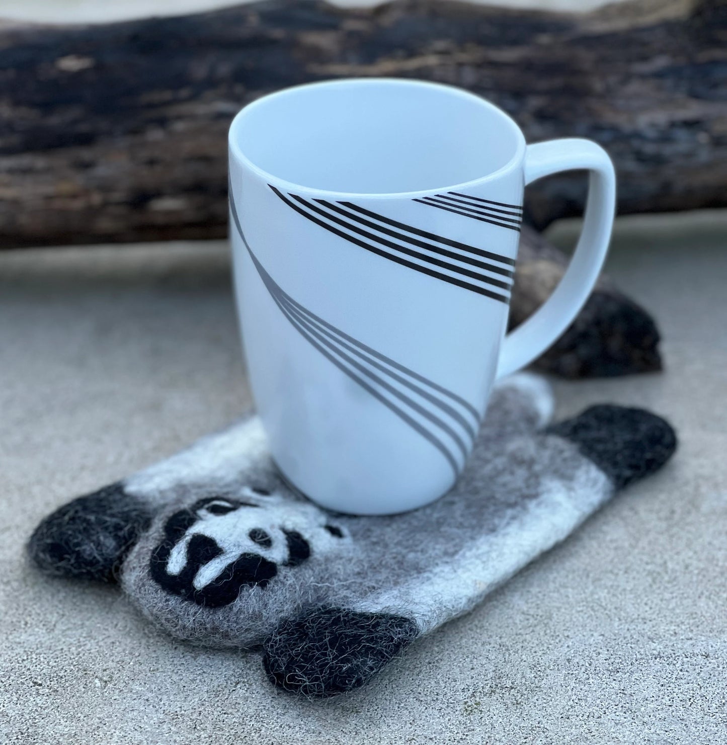 Fair Trade Animal Felt Tea Coffee Coasters, Cup Mug Coasters , Home Décor Table Mat Great Gift, Fast Shipping.