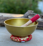 Tibetan Extra Large Singing Bowl Complete Set Deep Meditation ~ Yoga, Mindfulness, Spiritual & Chakra Healing ~ Fast Shipping. - DharmaObjects