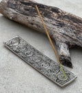 Chakra Incense Holder for Sticks - Handmade Recycled Aluminum - Holders | Perfect as Spiritual or Meditation Incense Holder - DharmaObjects