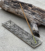 Chakra Incense Holder for Sticks - Handmade Recycled Aluminum - Holders | Perfect as Spiritual or Meditation Incense Holder - DharmaObjects
