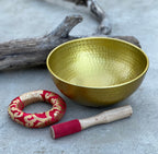 Tibetan Extra Large Singing Bowl Complete Set Deep Meditation ~ Yoga, Mindfulness, Spiritual & Chakra Healing ~ Fast Shipping. - DharmaObjects