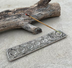 Chakra Incense Holder for Sticks - Handmade Recycled Aluminum - Holders | Perfect as Spiritual or Meditation Incense Holder - DharmaObjects