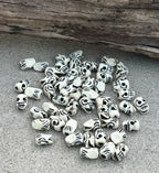 Skull Water Buffalo Natural Bone Beads Hand Carved. - DharmaObjects