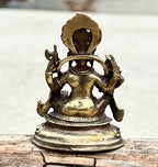 Ganesh Ganesha Statue Hindu Elephant God of Success Solid Brass - DharmaObjects