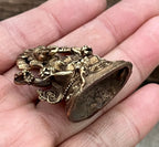 Ganesh Ganesha Statue Hindu Elephant God of Success Solid Brass - DharmaObjects