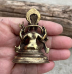 Ganesh Ganesha Statue Hindu Elephant God of Success Solid Brass - DharmaObjects