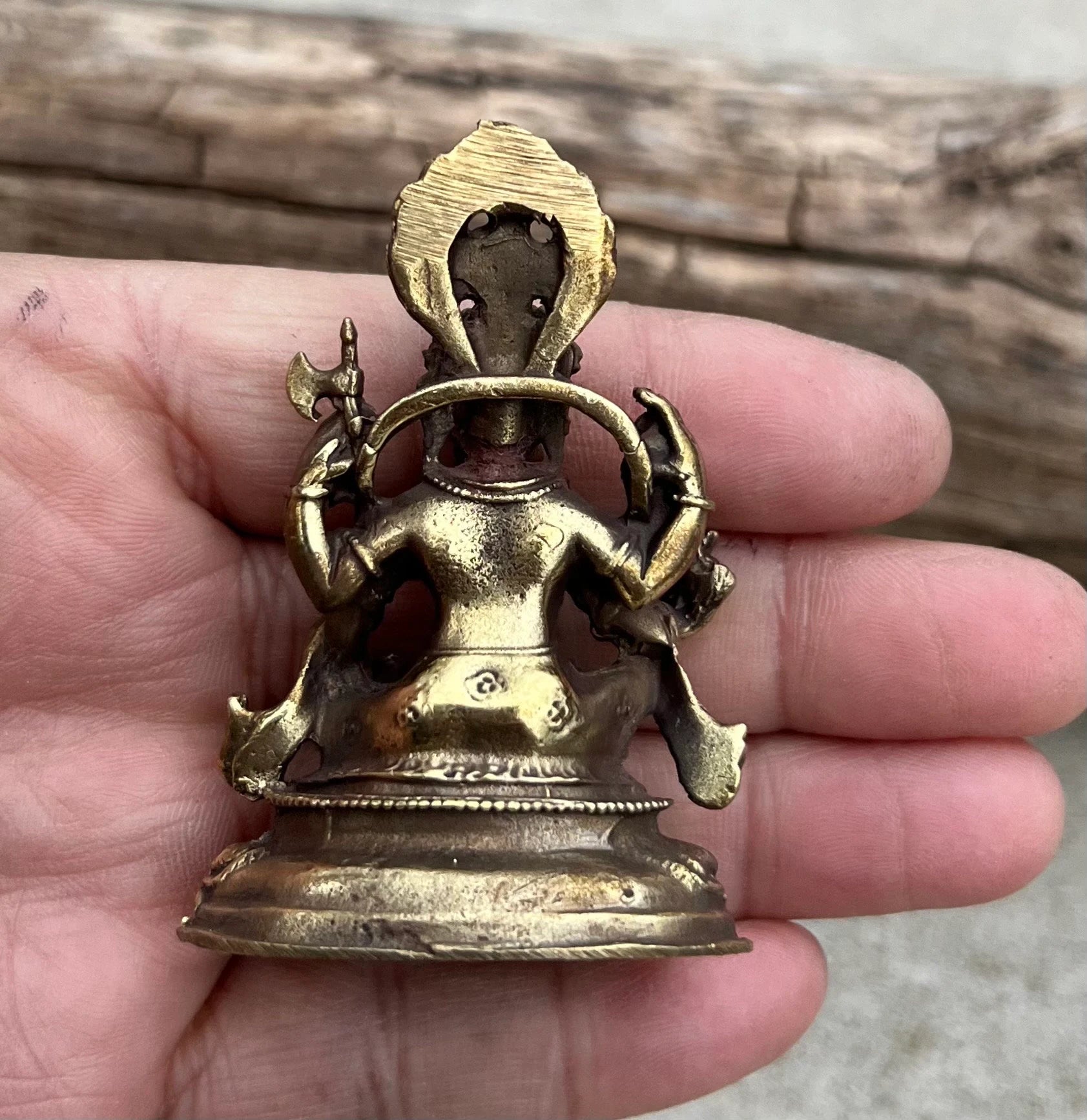 Ganesh Ganesha Statue Hindu Elephant God of Success Solid Brass - DharmaObjects