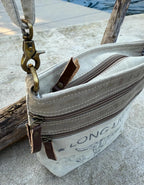 Bull Skull Military Canvas Tent Bag - DharmaObjects
