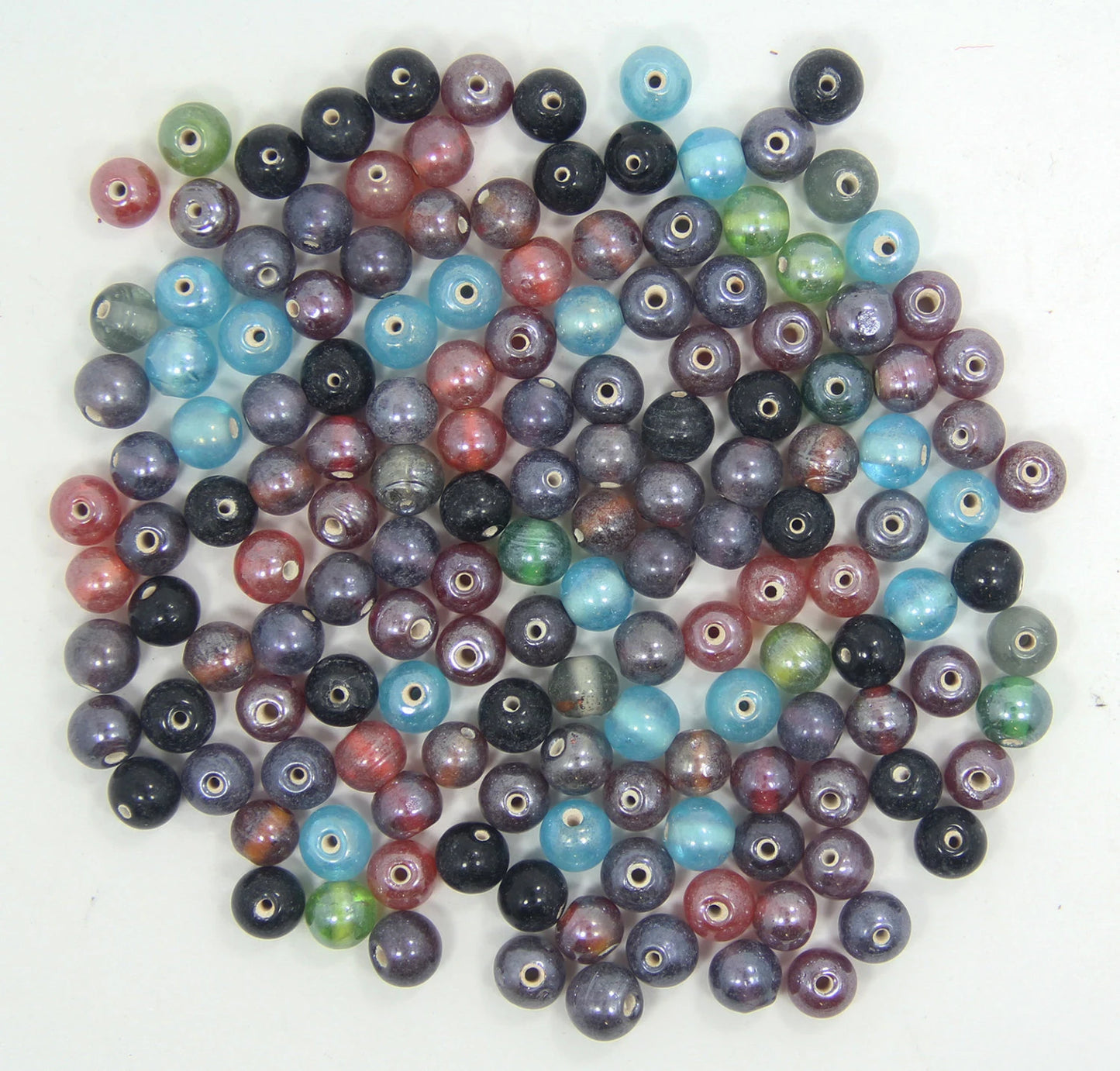 1/2 lb Premium Quality Shiny Mix Lamp Works Glass Beads