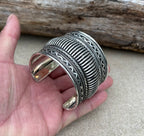 Handcrafted Cuff Bracelet Vintage Design Boho Gypsy Ethnic Jewelry