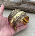 Handcrafted Cuff Bracelet Vintage Design Boho Gypsy Ethnic Jewelry