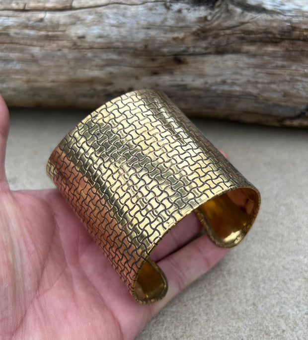 Handcrafted Cuff Bracelet Vintage Design Boho Gypsy Ethnic Jewelry