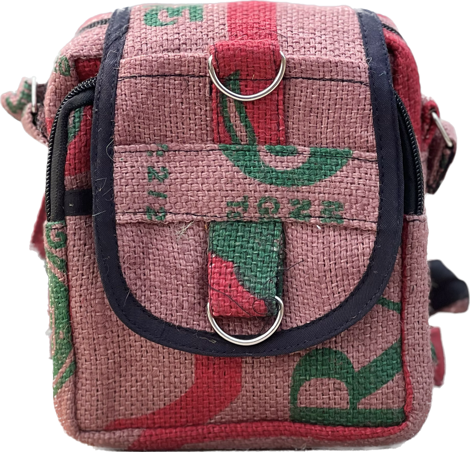 Hemp Handmade Hippie Cross Body Bag, Travel Sling Bag, Vegan Passport Bag, Travel Cute Purse, Hippie Shoulder Bag, Fair Trade