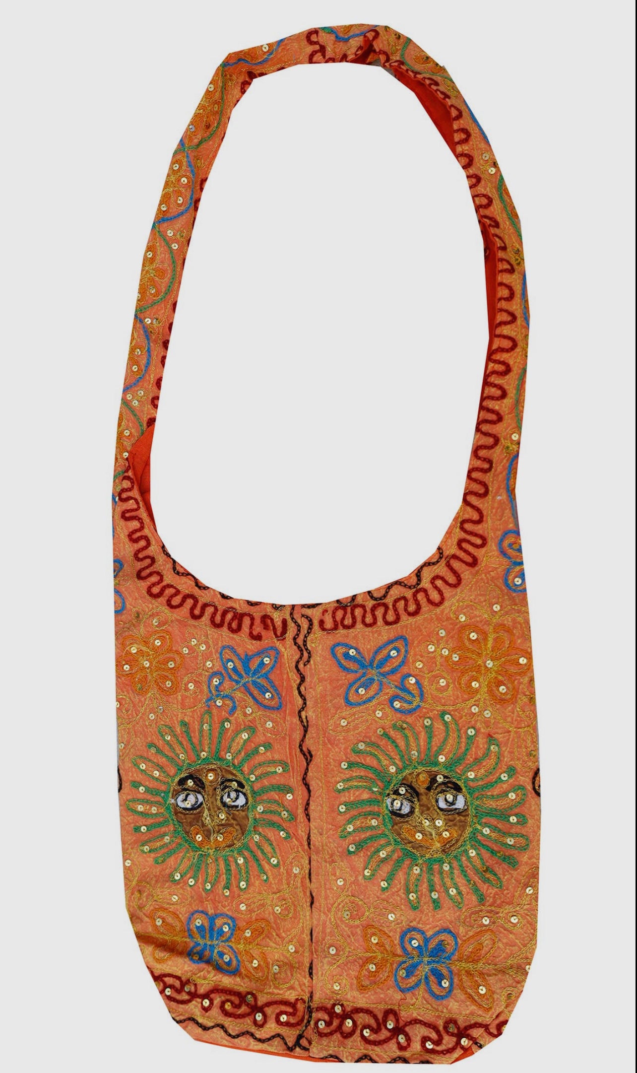 Sun Hobo Hippie Bohemian Sling Crossbody Bag Purse