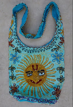 Sun Hobo Hippie Bohemian Sling Crossbody Bag Purse - DharmaObjects