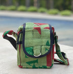 Hemp Handmade Hippie Cross Body Bag, Travel Sling Bag, Vegan Passport Bag, Travel Cute Purse, Hippie Shoulder Bag, Fair Trade