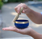 Chakra Singing Bowl Palm Size Complete Gift Box Set. - DharmaObjects