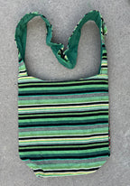 Peace Signs Hippie Hobo Bohemian Crossbody Bag Purse - DharmaObjects