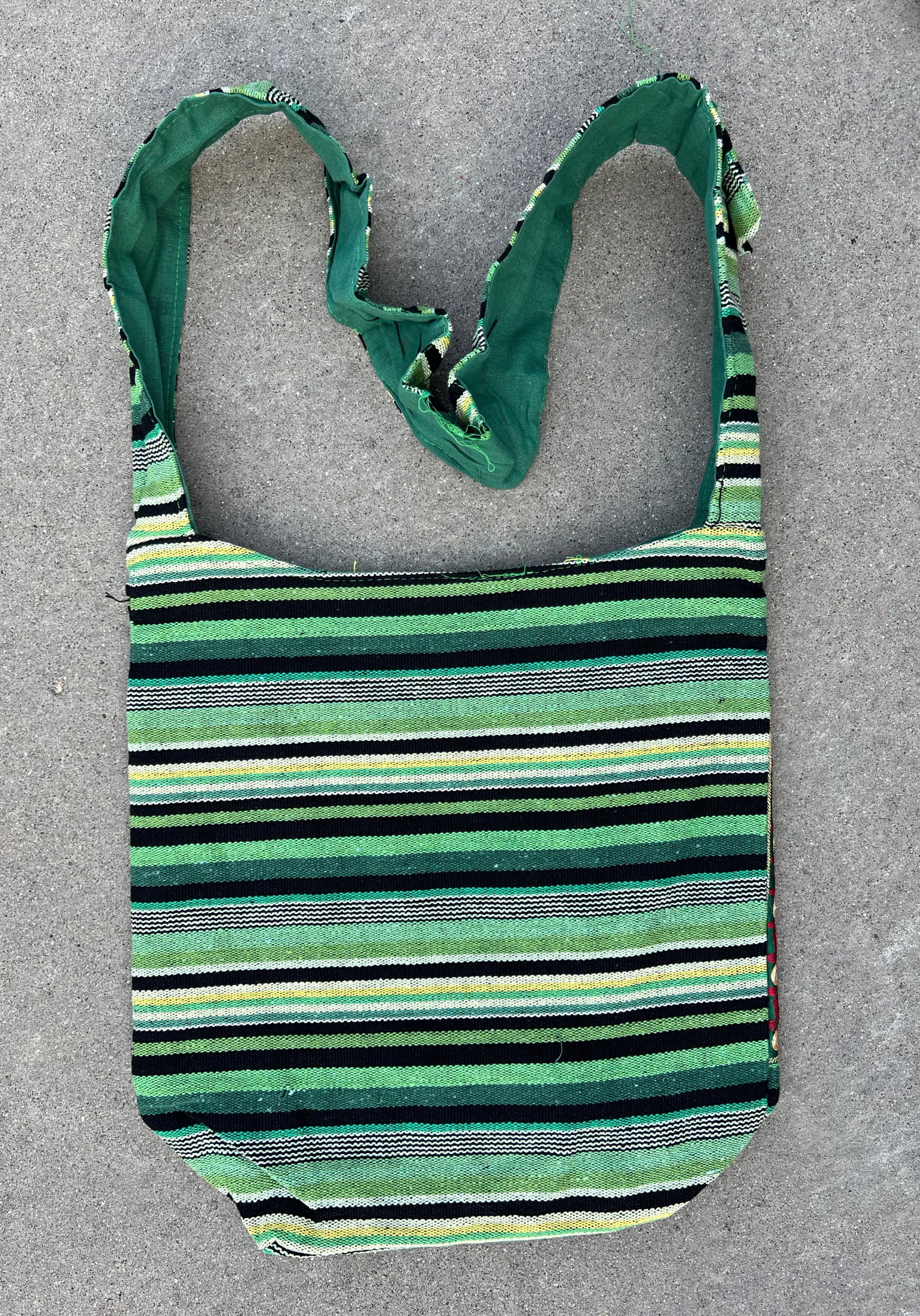 Peace Signs Hippie Hobo Bohemian Crossbody Bag Purse - DharmaObjects