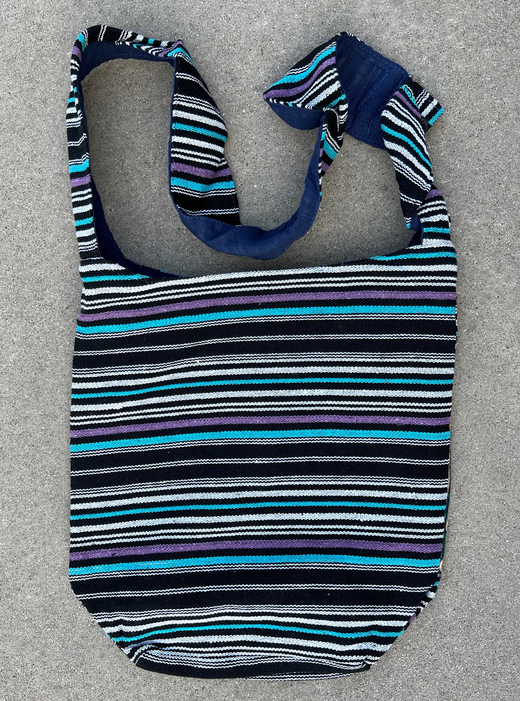 Peace Signs Hippie Hobo Bohemian Crossbody Bag Purse - DharmaObjects