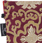 Tibetan Handmade Brocade Cloth Singing Bowl Storage Carrying Case Bag (Purple) - DharmaObjects