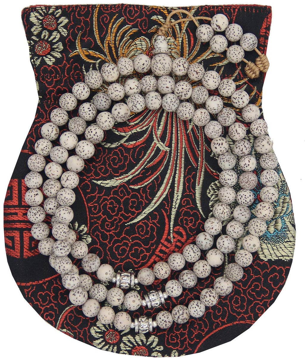 Tibetan Buddhist Meditation 108 Beads Lotus Seed MALA for Compassion (Lotus Seed) - DharmaObjects