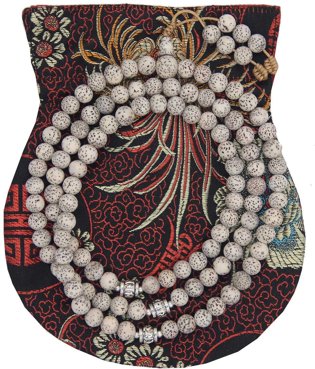Tibetan Buddhist Meditation 108 Beads Lotus Seed MALA for Compassion (Lotus Seed) - DharmaObjects