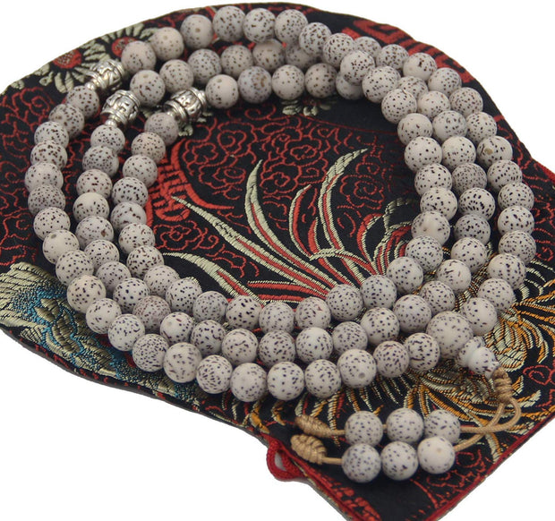 Tibetan Buddhist Meditation 108 Beads Lotus Seed MALA for Compassion (Lotus Seed) - DharmaObjects