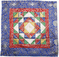 Tibetan Patch Silk Brocade Table Runner/Shrine Cover/Altar Cloth/Table Cover (37 X 37 Inches) - DharmaObjects