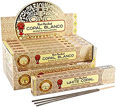 Hari Darshan Handcrafted Premium Incense Stick (Box of 12x15 Sticks) (White Copal)