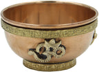 Copper Offering Bowl Incense Burner Holder (3 Inches, Om) - DharmaObjects