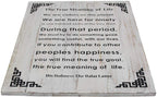 Dalai Lama Quotes ~ Wooden ~ The True Meaning of Life ~ Inspirational Message Wall Decor - DharmaObjects