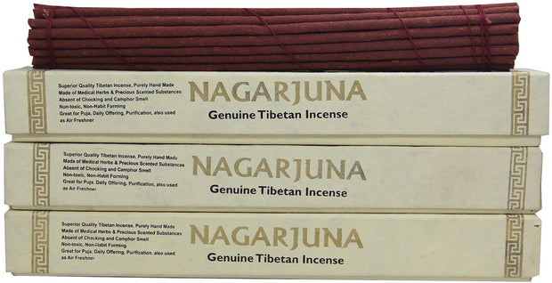 3 Box Tibetan Original Nagarjuna Healing Incense - DharmaObjects