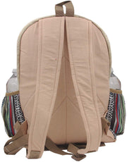 Natural Handmade Large Multi Pocket Hemp Nepal Backpack - DharmaObjects