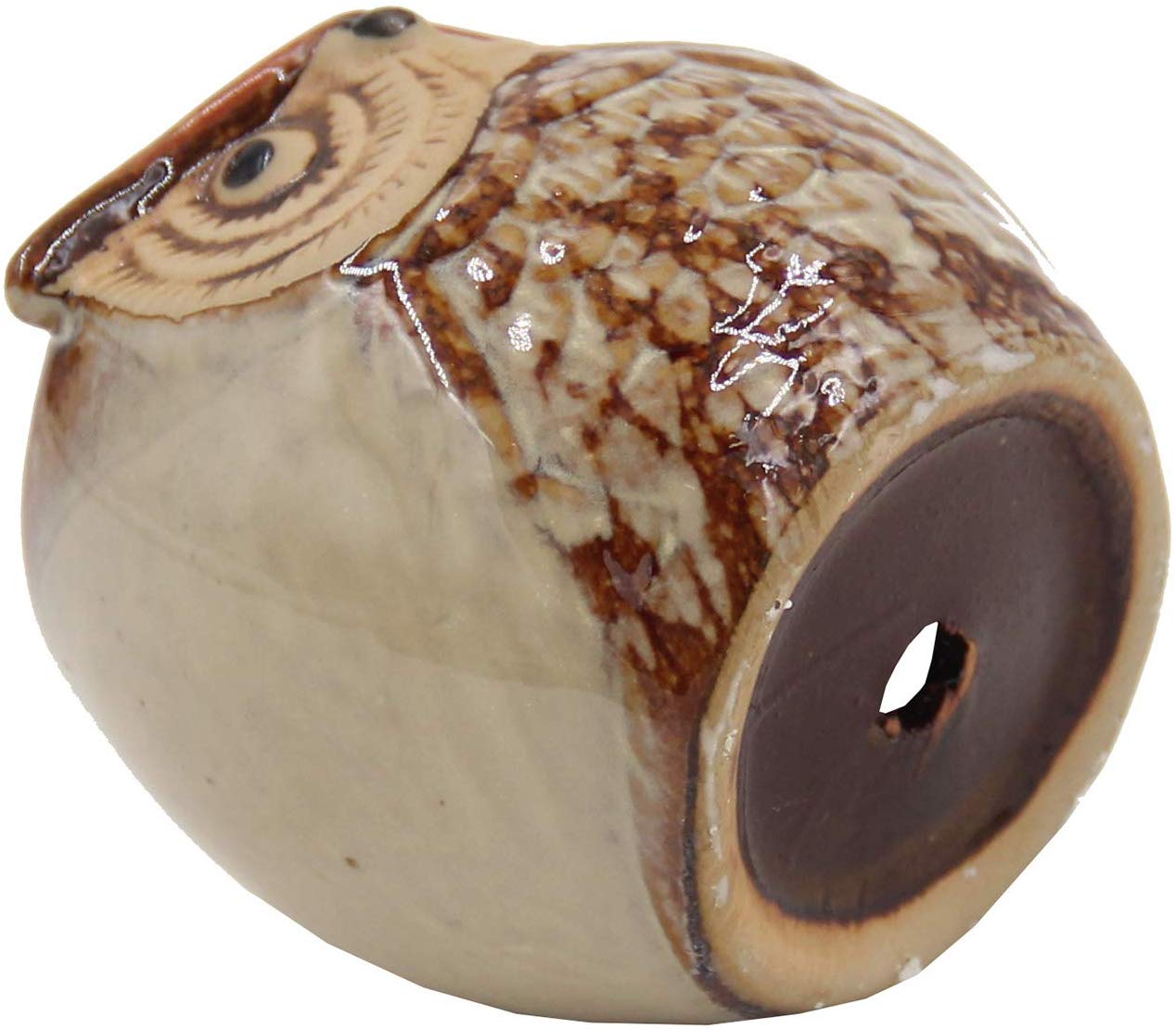 Set of 6 Owl Pots, Cute Little Ceramic Succulent Pots Cactus Plant Pot Flower (SIX POTS # 1) - DharmaObjects