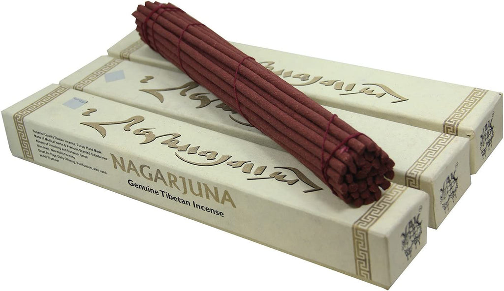 DharmaObjects 3 Box Tibetan Original Nagarjuna Healing Incense - DharmaObjects