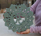Handcrafted Wooden Om Wall Decor Hanging Art - DharmaObjects