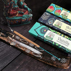 DharmaObjects Premium Incense Sticks - Mix 6 Scents , Myrrh, Arruda, Vanilla, Copal Blanco, Cinnamon, Nag Champa Incense Gift Set - DharmaObjects