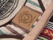Natural Handmade Large Multi Pocket Hemp Nepal Backpack (Tree Of Life) - DharmaObjects