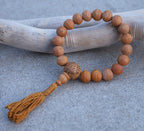 Tibetan Rare To Find Buddhist Meditation Nepal Bodhi Seed Wrist Mala / Small Beads With Free Mala Bag - DharmaObjects