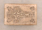 Hand Carved Celtic Cross Wooden Box Keepsake Jewelry Storage - DharmaObjects