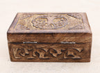 Celtic Tree Of Life Hand Carved Jewelry Storage Keepsake Wooden Box