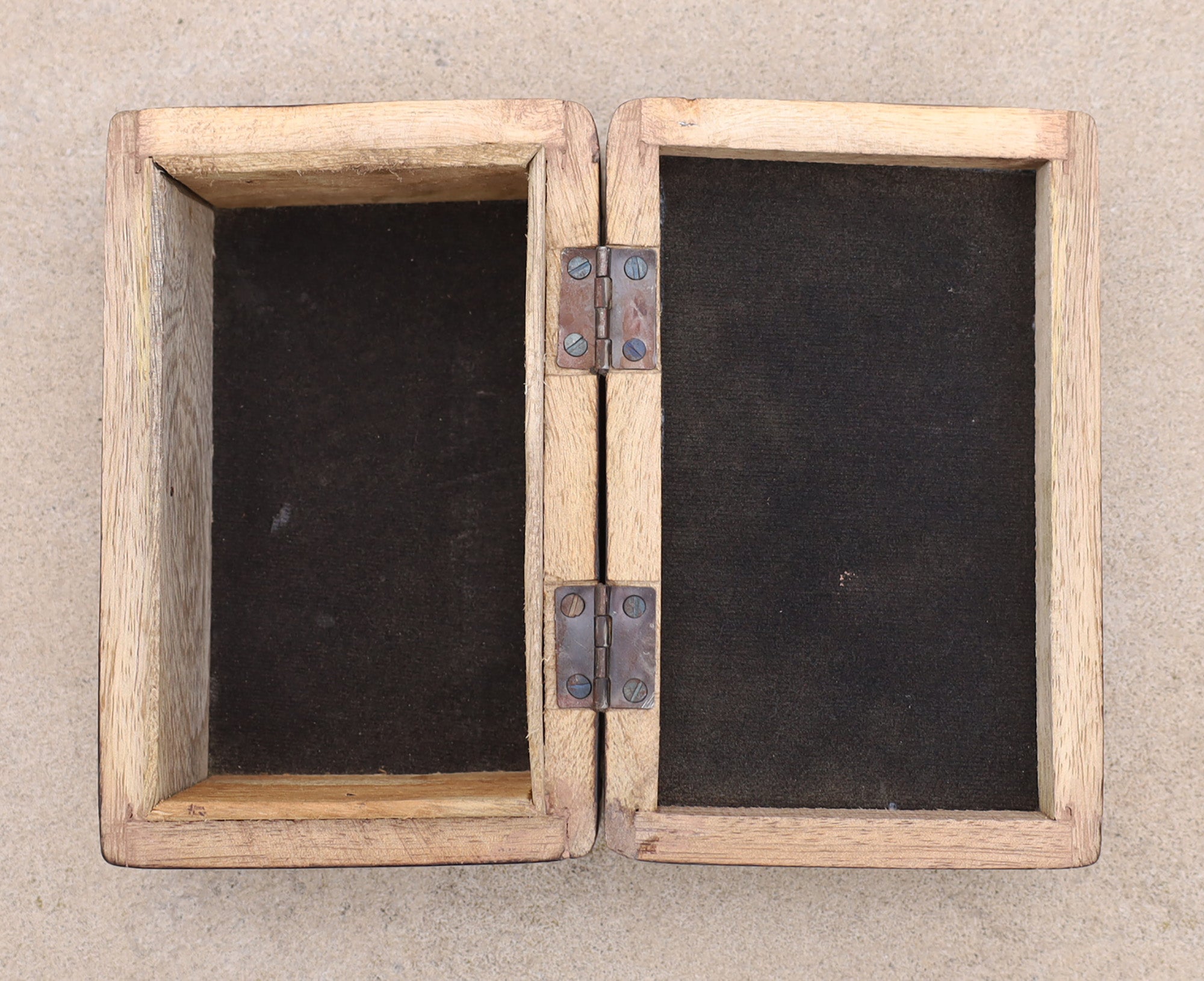 Hand Carved Jewelry Trinket Keepsake Wooden Storage Box (Medium, Flower of Life) - DharmaObjects