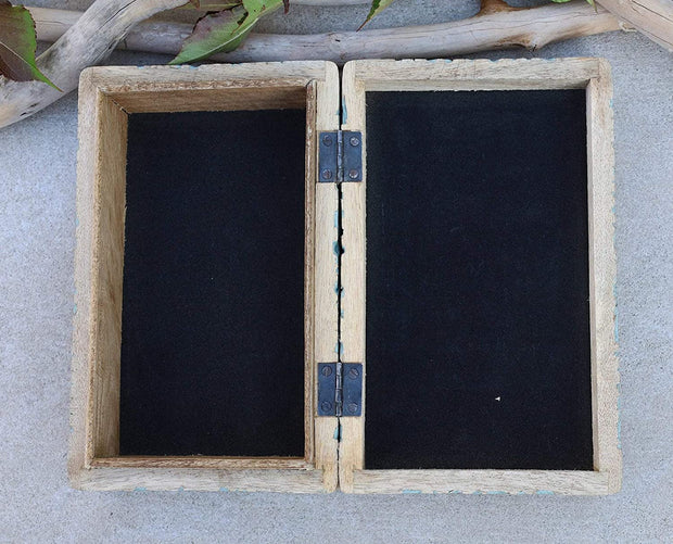 Hand Carved Triquetra Wooden Jewelry, Keepsake, Storage Box