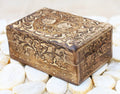 Tree Of Life Hand Carved Jewelry Storage Keepsake Wooden Box - DharmaObjects