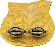 Tibetan Buddhist Brass (Vajra) Thunderbolt Nine Spokes Dorjee/Dorji (3.50 Inches)