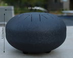Steel Tongue Drum 11 Notes 10 Inches Tank Drum, Handpan Drum, Chakra Drum, Percussion with Padded Travel Bag and Mallets