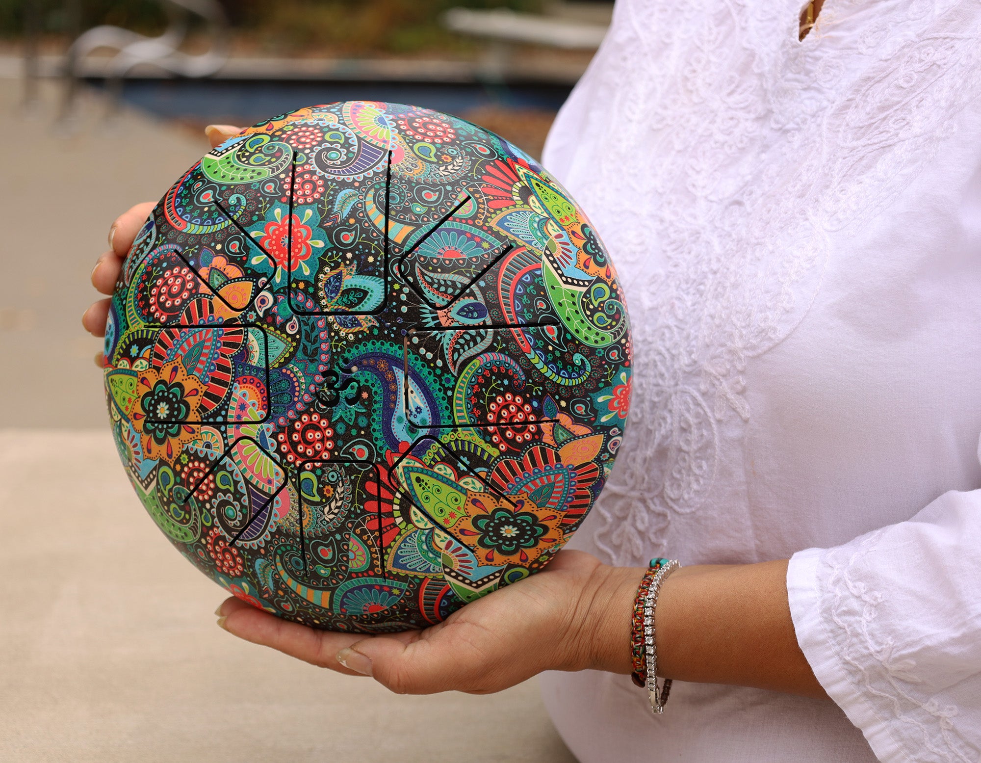 Steel Tongue Drum 8 Notes 10 Inches Tank Drum, Handpan Drum, Chakra Drum, Percussion with Mallets and Travel Bag