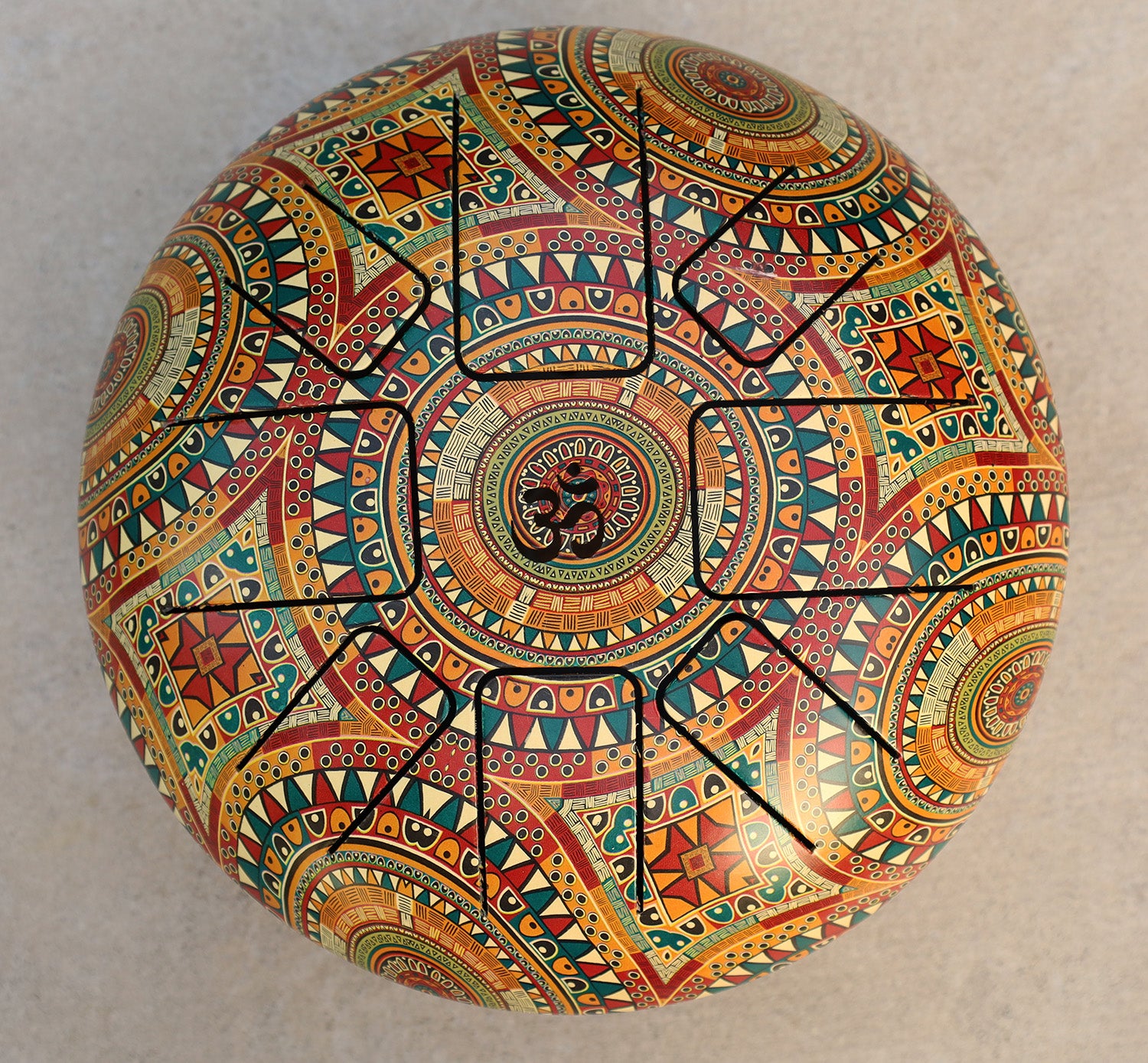 Steel Tongue Drum 8 Notes 10 Inches Tank Drum, Handpan Drum, Chakra Drum, Percussion with Mallets and Travel Bag