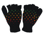 Hand Knit 100% Wool Convertible Finger less Mittens Glove Nepal - DharmaObjects